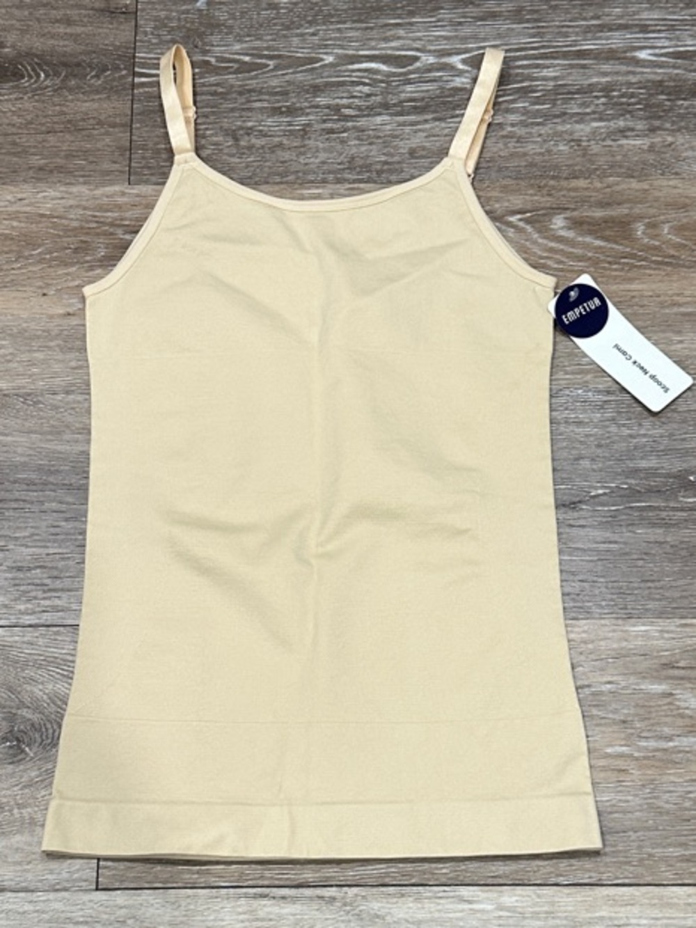 NWT! Nude Seamless Camisole with Adjustable Straps
